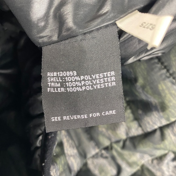 New Balance Jacket Mens L Camo Puffer Full Zip Lightweight Coat Outdoors - Picture 10 of 10